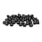 60ct Shiny Jet Black Shatterproof Ball Ornaments